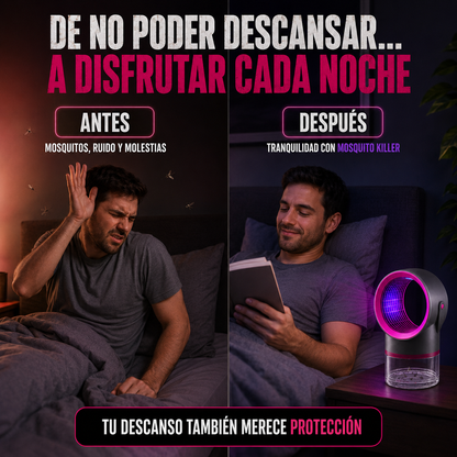 Matador de Mosquitos Pro 2 en 1 + Lámpara Decorativa LED + Eliminador Silencioso de Mosquitos 🔥