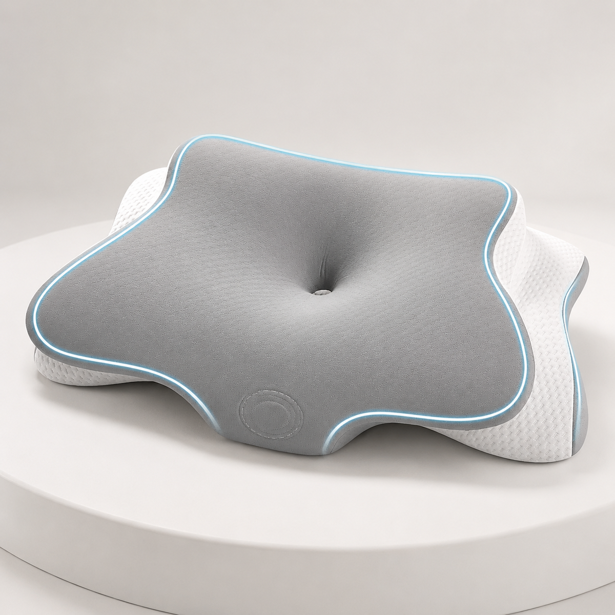 💤 Almohada Cervical Viscoelástica Pro + Diseño Ergonómico Mariposa + Confort Premium 🔥
