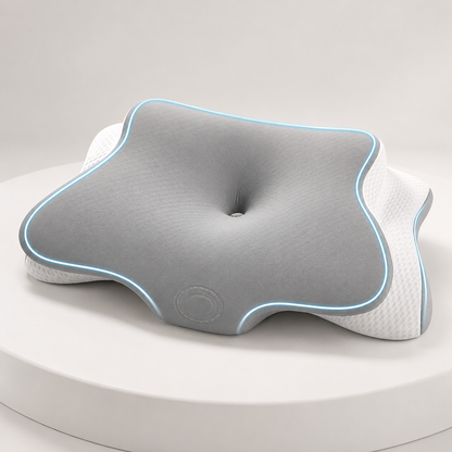 💤 Almohada Cervical Viscoelástica Pro + Diseño Ergonómico Mariposa + Confort Premium 🔥